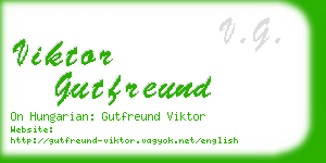 viktor gutfreund business card